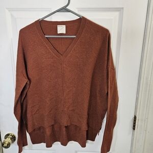 Kerisma Asima Oversized Tunic 'V' top Wool Blend Sweater Size Small/Medium BOHO